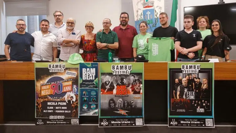 Torna il Bambù Festival al parco fluviale: Monte Urano si trasforma per tre giorni nella capitale del rock