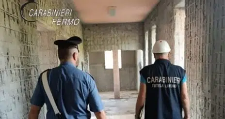 Controlli nei cantieri del fermano: denunce e attività sospese, ammende per 44.000 euro