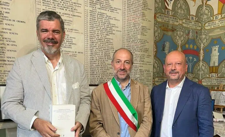 L’ambasciatore italiano in Cina, Massimo Ambrosetti, in visita alla città di Fermo