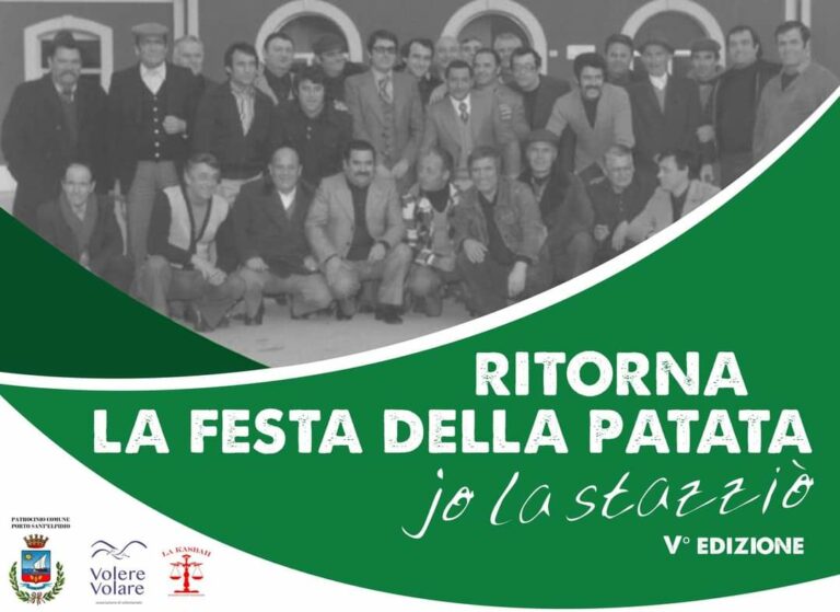 A Porto Sant’Elpidio ritorna la “Festa della patata jò la stazziò”