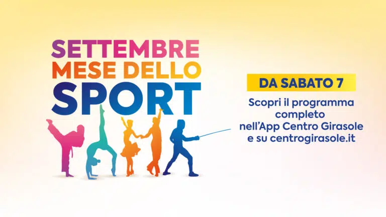 Sport e danza al centro commerciale Girasole: sei appuntamenti a settembre