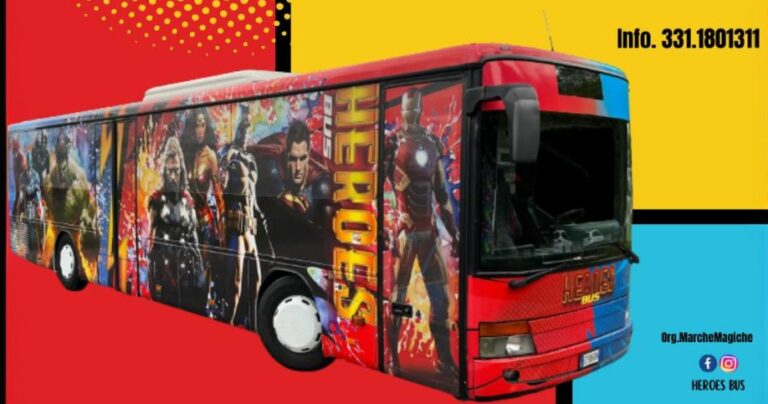 Fermo, appuntamento coni supereroi: domani arriva in piazza l’Heroes Bus