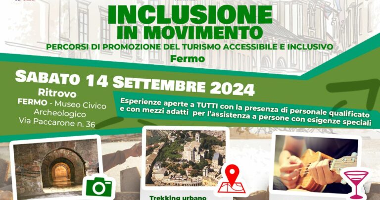 Fermo, turismo accessibile e inclusivo tre le bellezze di Fermo: appuntamento oggi pomeriggio