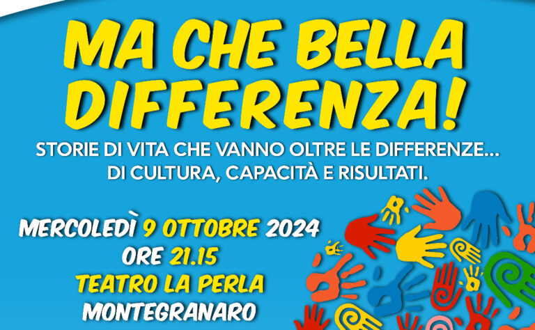 “Ma che bella differenza!”, a Montegranaro una serata dedicata all’inclusione