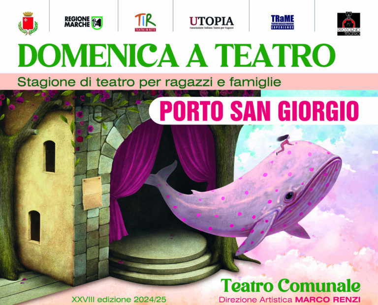 “Domenica a teatro”, a Porto San giorgio torna la rassegna di teatro per i bambini e le loro famiglie