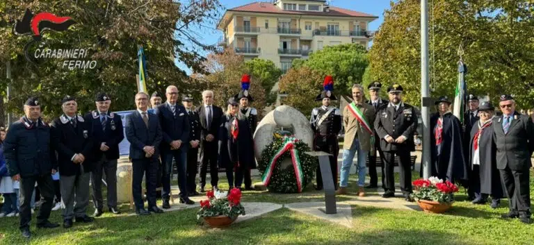 Omaggio ai Caduti di Nassiriya, cerimonia a Porto San Giorgio in piazza Torino