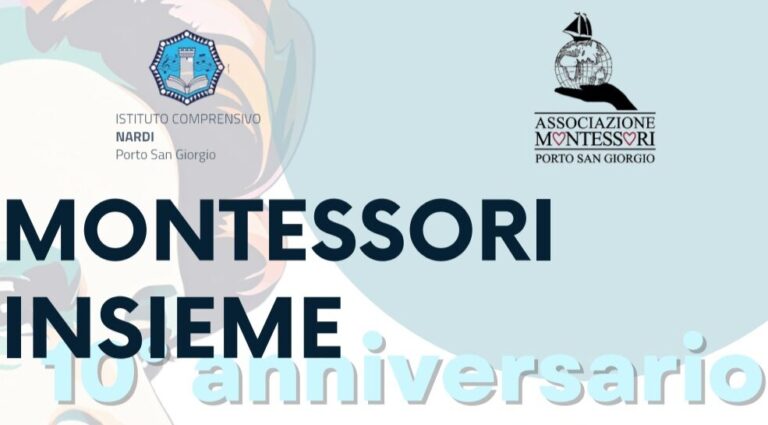 A Porto San Giorgio dieci anni di didattica Montessori: sabato un convegno in teatro per l’anniversario